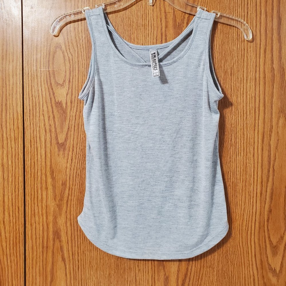 COPY - COPY - Like new tank top gray size large Juniors